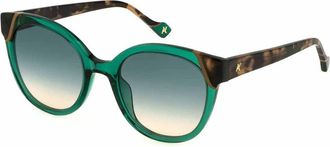 Yalea SYA123V AISHOLPAN 0998 Womens Sunglasses Green Size 52