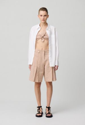 Claudie Pierlot Top bandeau ray&eacute;
