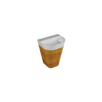 AZZURRA Mobile a terra con lavabo Forma cm. 59x47 olmo naturale di
