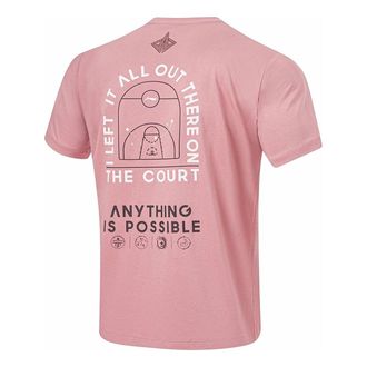Li-Ning Graphic Basketball T-shirt Pink ATST537-5