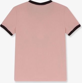 Chlo&eacute; Womens T-Shirt With Front Print Pink Cotton T-Shirts & Jerseys