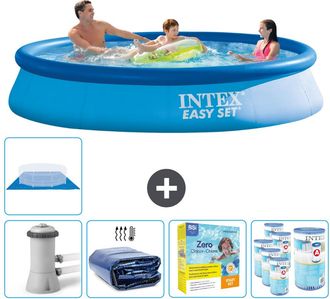 Intex Piscina Easy Set Redonda - 366x76 Cm - 8-piezas Scb22