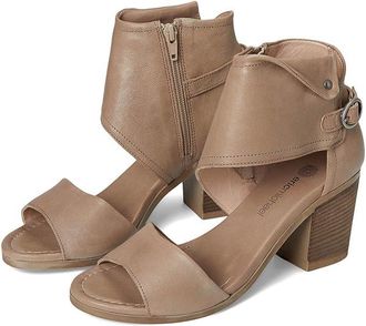 Eric Michael Callie Womens Sandals Taupe : EU 40 (US Womens 9.5-10) M (B), Leather