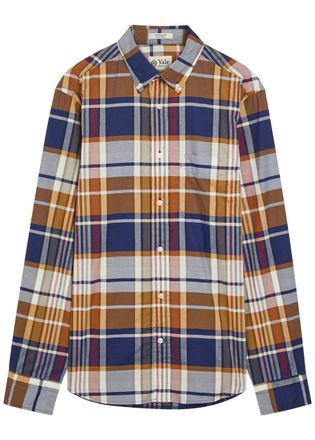 GANT Yale Checked Cotton-poplin Shirt - Multicoloured 1 - XL