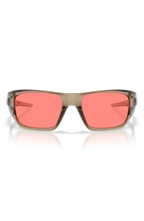 Oakley Masseter 60mm Rectangle Sunglasses in Transparent Sand /Prizm Peach at Nordstrom