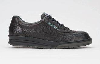 Mephisto Mens Match Sneaker In Black Grain