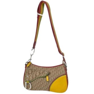 Dior Pre-owned Rasta Saddle Bag - Dames - Pre-owned - Veelkleurig - Maat: ONE Size Leer