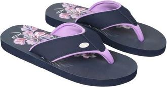 Animal Leaf Print Flip Flops in Light Purple at Nordstrom, Size 10