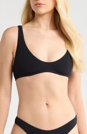 Roxy Haleiwa Bralette Bikini Top in Anthracite at Nordstrom Rack, Size X-Large