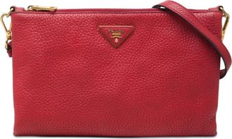 Prada Pre-owned Prada Vitello Daino Crossbody Ladies 7P103QK1M06IXLW4