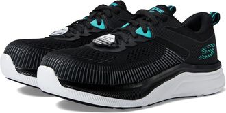 Skechers Mens Skechers Jevion 200199-BKW Black Composite Toe Work Shoes GAL2098