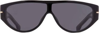 HUGO BOSS Grey Shield Mens Sunglasses BOSS 1623/S 0807/IR 99