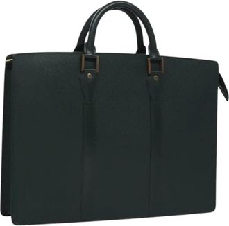 Louis Vuitton Tweedehands leren Louis Vuitton tassen - Dames - Vintage Handtas - Groen - ONE Size - Leer - Vintage