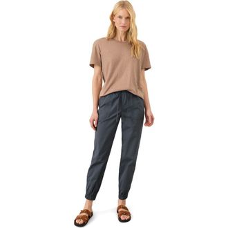 Pact Organic Cotton Stretch Poplin Jogger in Steel Blue at Nordstrom, Size Xx-Large