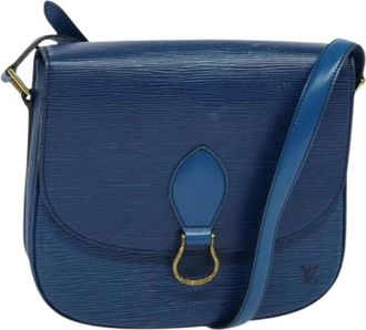 Louis Vuitton Tweedehands leren Louis Vuitton tassen - Dames - Vintage Schoudertas - Blauw - ONE Size - Vintage