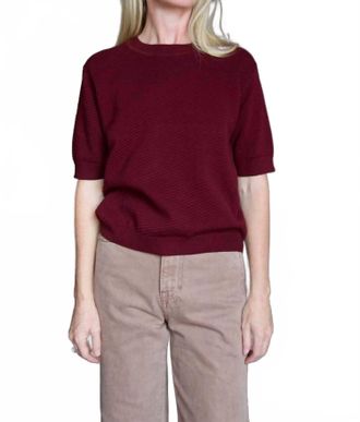 Rachel Comey Calibra Top In Scarlet