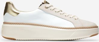 Cole Haan Womens GrandPr&oslash; Topspin Sneakers - White Size 10.5
