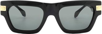 Versace Dark Grey Square Mens Sunglasses VE4464 GB1/87 52