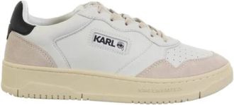 Karl Lagerfeld Krew Kounter Sneakers - Dames - Sneakers - Wit - 40 EU - Leer - Schoenen