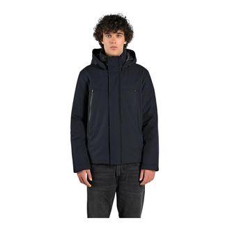Canadian Minimal Elegant Old Crow Jas - Heren - Zomerjassen - Zwart - L - Polyester - Jassen