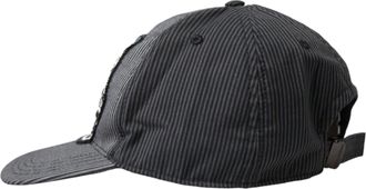 Dolce & Gabbana Black Cotton Embellished Baseball Hat Men