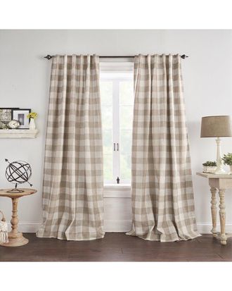 Elrene Grainger Buffalo Check Blackout Window Curtain