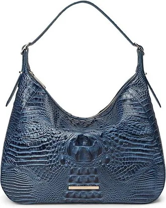 Brahmin Edie Womens Handbags Dark Indigo, Leather