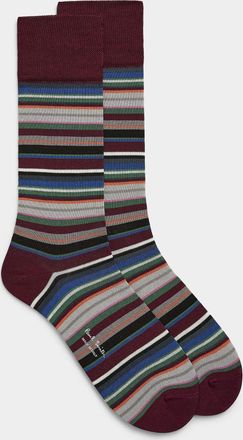 Paul Smith Mens Pinstriped dress socks