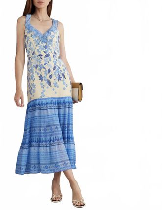 Saloni Amy Midi Dress In Millieflori