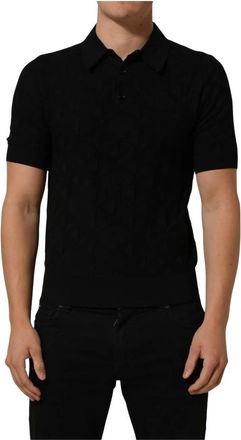 Dolce & Gabbana Heren, Tops, Zwart, Maat: XS