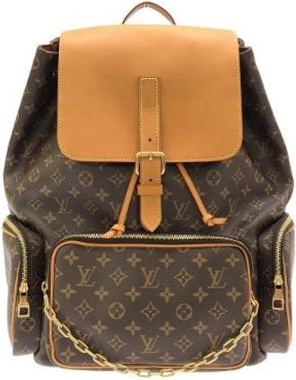 Louis Vuitton Pre-owned Monogram Trio Rugzak - Dames - Vintage Rugzakken - Bruin - ONE Size - Vintage