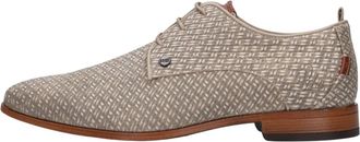 Rehab Greg Braid - Heren - Nette schoenen - Beige - 42 EU - Leer - Schoenen