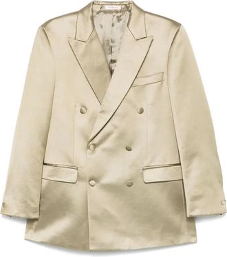Fursac Blazer doppiopetto - Giallo