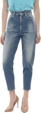 Dsquared2 Blue Slim High Rise Jeans