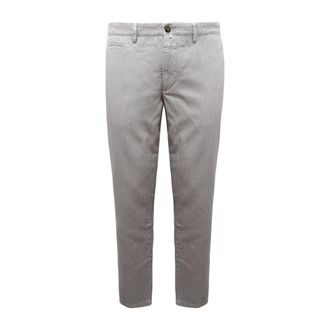 BRIGLIA 1949 Pantalone Cotton/Linen Trousers - male - Briglia - Chinos - Gray - XL - Trousers