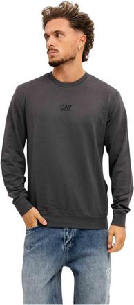 Emporio Armani Heren, Sweatshirts & Hoodies, Grijs, Maat: S Katoen