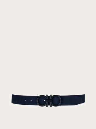 Ferragamo Men Adjustable Gancini belt Blue