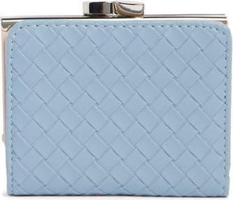 Mundi Frenchie Wallet in Misty Blue Woven at Nordstrom Rack