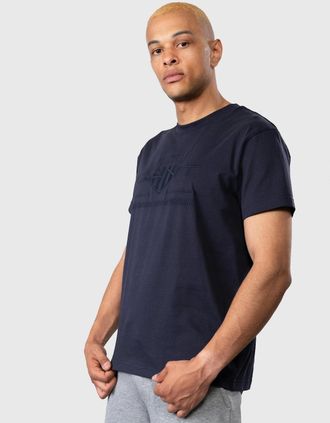 GANT Mens GANT Tonal Archive Shield Mens T-Shirt - 433 Evening Blue - Navy - Size: 42