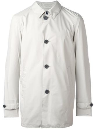 Herno classic buttoned coat - Toni neutri