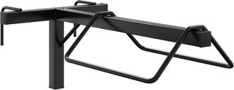 vidaXL Vidaxl - Soporte De Silla De Montura De Pared Hierro Negro Negro