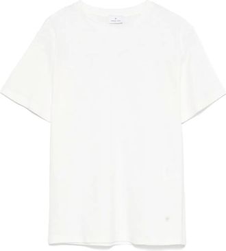 Manuel Ritz logo-embroidered T-shirt - kids - Cotton/Linen/Flax - 12 yrs - White