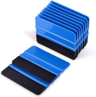 OEM [mai Usato]set Di 10 Spatole In Vinile, Strumento Per Lisciare Carta Da Parati, Raschietto, Bordi Auto, Feltro, Tessuto