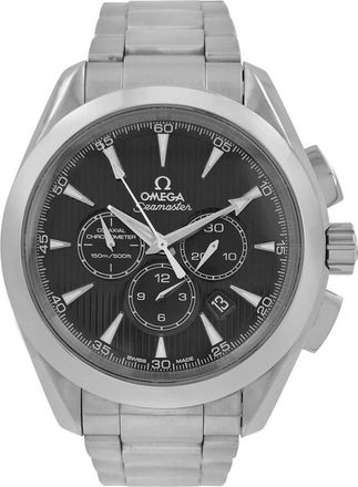 Omega Pre-owned Omega Seamaster Aqua Terra Chronograph Chronograph Black Dial Mens Watch 231.10.44.50.01.001