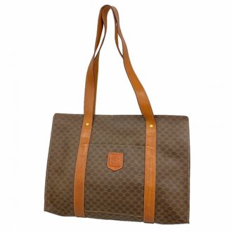 Celine Brown Pvc Tote Bag (Pre-Owned)