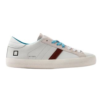 D.A.T.E. Sneakers, male, White, Size: 11 US Banda Laterale
