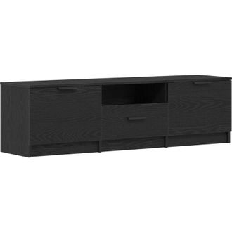 vidaXL Vidaxl - tv Cabinet - Black Oak - 140x35x40 cm - Made of Engineered Wood