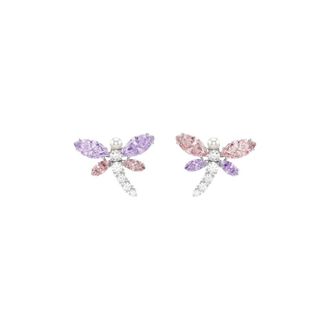 Swarovski Ariana Grande Libelle Oorstekers - Dames - Oorbellen - Veelkleurig - ONE Size - Accessoires