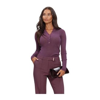 Aaiko Dames Truien vesten Polly Vis 305 - Dames - Truien - Paars - Maat: M