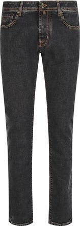 Jacob Cohen Slim-fit Jeans - Heren - Slim Fit Jeans - Grijs - W33 - Jeans